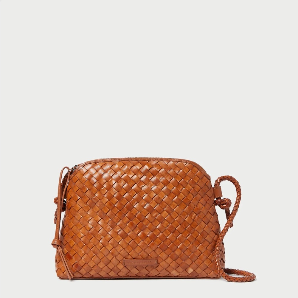Loeffler Randall Mallory Woven Crossbody-Timber